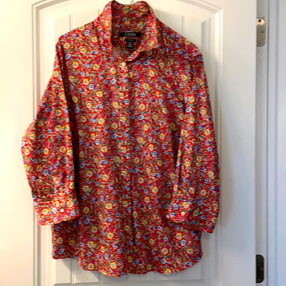 No iron blouse  Floral print